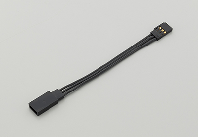 Extension Wire Black - High Current 80mm