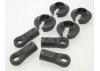 Shock Spring Retainer & Rod End - 4 pcs