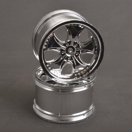 M/Truck Wheels - Chrome Cutter (2) ** CLEARANCE **