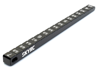 Chassis Ride Height Gauge 3.8-7.0mm - Black