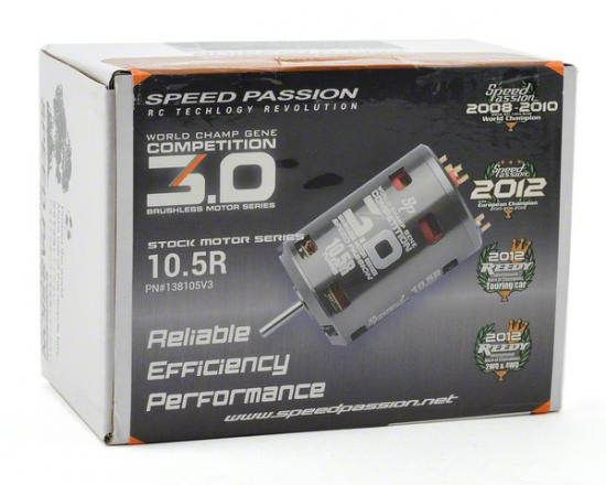 Speed Passion V3.0 Competition Brushless Motor - 10.5T