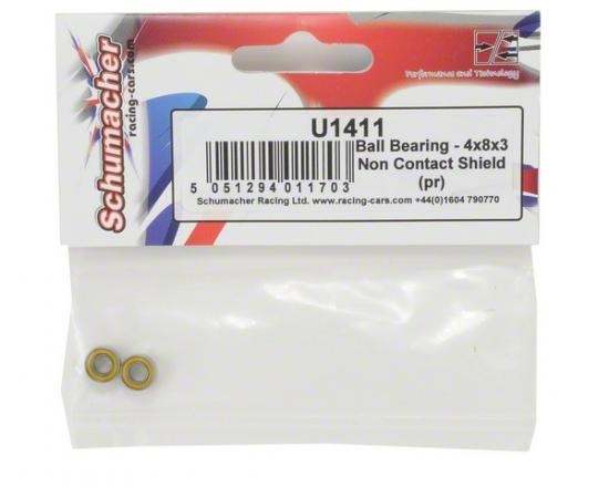 Ball Bearing - 4 x 8 x 3 Non Fl. (2)