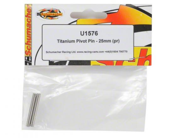 Titanium Pivot Pin; purple - 25mm (2)