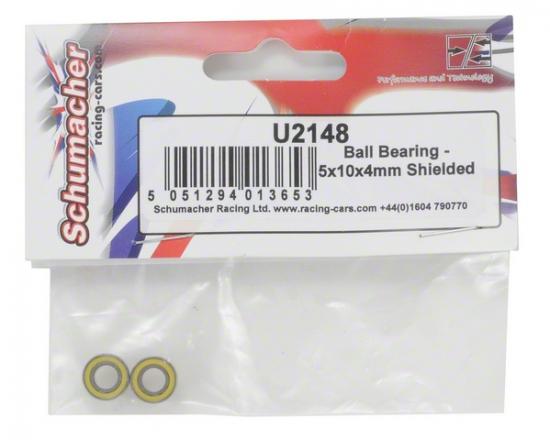 Ball Bearing - 5 X 10 X 4 Rubber Shielded (2)