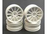 Wheel; 12 spoke 25mm - White (4)