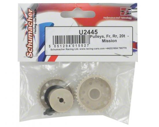 Pulleys; Fr; Rr; 20t; 17t - Mission