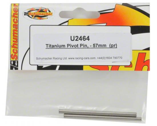 Titanium Pivot Pin; 57mm (2)