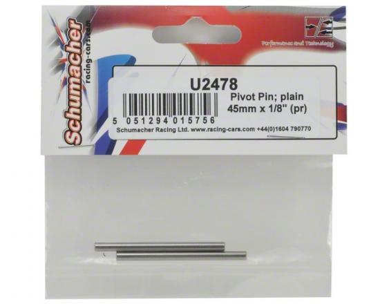 Pivot Pin; plain 45mm x 1:8