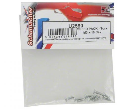 Speed Pack - Torx M3 x 10 Countersunk ** CLEARANCE **