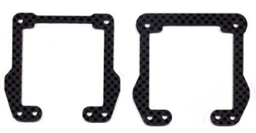 Carbon Fibre Susp Risers; Fr and Rr - Mi2