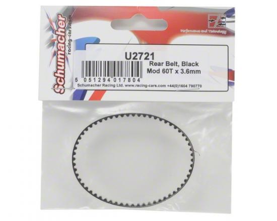 Rear Belt; Black Narrow - Mi-2