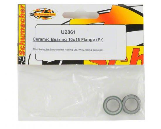 Ceramic Bearing - 10x15x4 Flanged (2)
