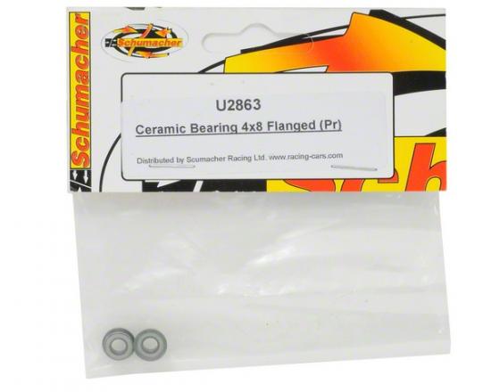 Ceramic Bearing - 4x8x3 Flanged (2)