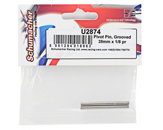Pivot Pin; grooved 39mm x 1:8 (2)