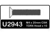 Speed Pack - Torx M4x20 Countersunk