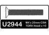Speed Pack - Torx M4x25 Countersunk