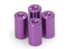 Purple Alloy Spacer - M3x14 (4)
