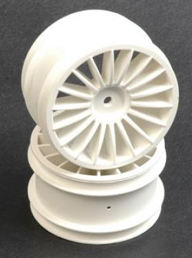 Wheel; Rear - White 18 Spoke - GTR (2)