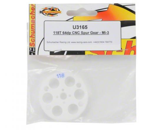 118T 64DP CNC Spur Gear - Mi-3