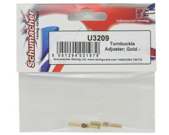 Turnbuckle Adjuster; Gold - 24mm (2)
