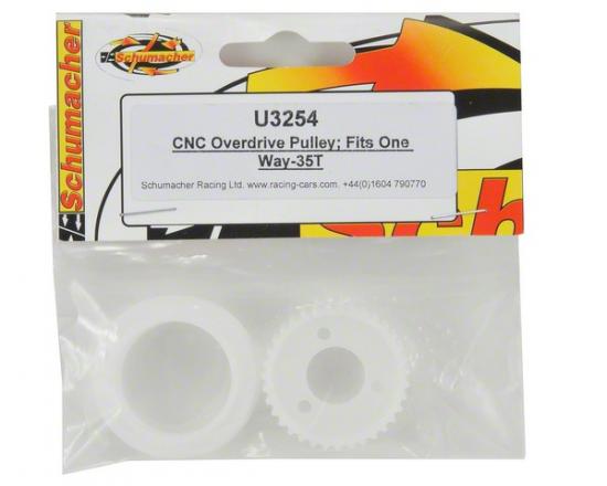 CNC Overdrive Pulley; Fits One Way - 35T