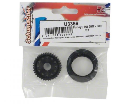 Pulley; 36t Diff - Cat SX