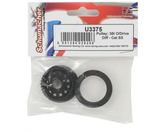 Pulley; 35T Overdrive Diff - Cat SX