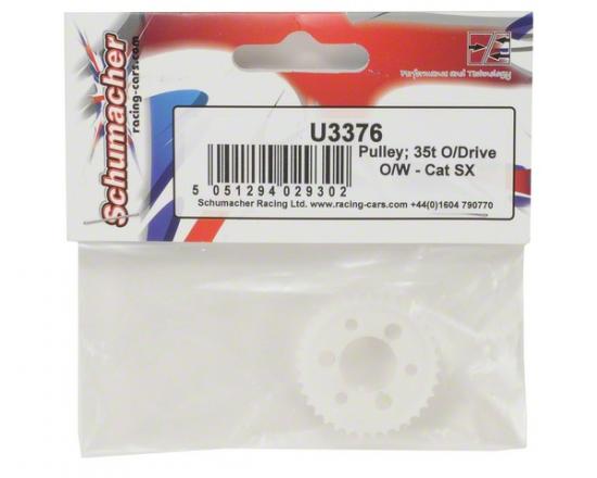 Pulley; 35T Overdrive One Way - Cat SX