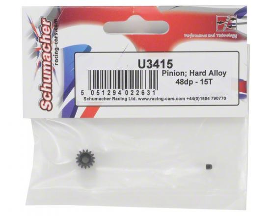 Schumacher Hard Alloy 48DP Pinion - 15T