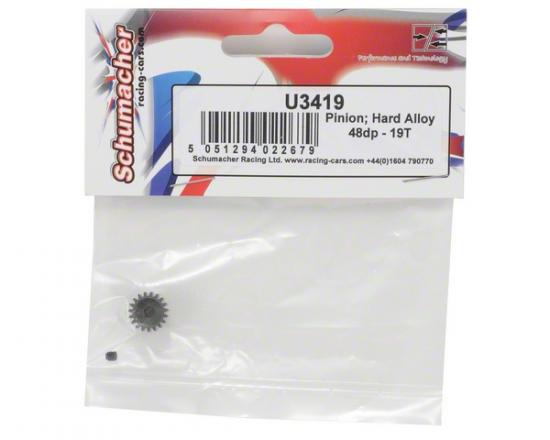 Schumacher Hard Alloy 48DP Pinion - 19T