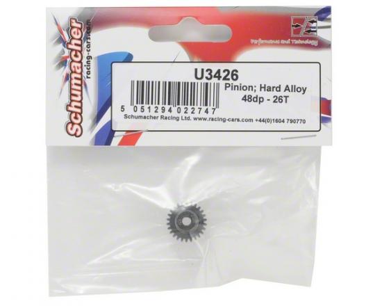 Schumacher Hard Alloy 48DP Pinion - 26T