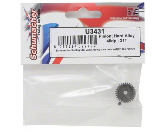 Schumacher Hard Alloy 48DP Pinion - 31T