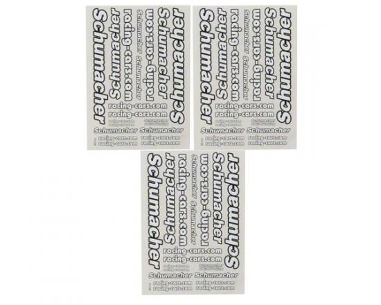 Decal Sheet - Schumacher & Racing-Cars.Com (pk3)