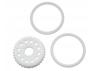 CNC Diff Pulley & Fences; 36T - Mi4