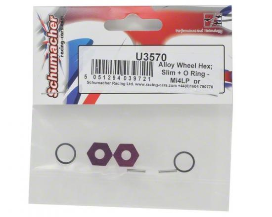 Alloy Wheel Hex; Slim+O ring - Mi4LP (2)