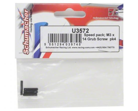 Schumacher Speed Pack - M3x14 Grub SREW (4)