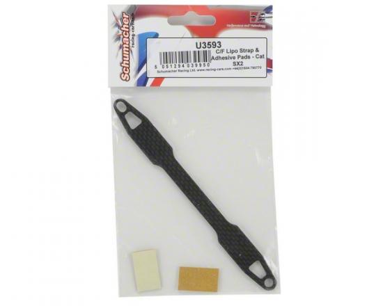 CF LiPo Strap & Adhesive Pads - Cat SX2