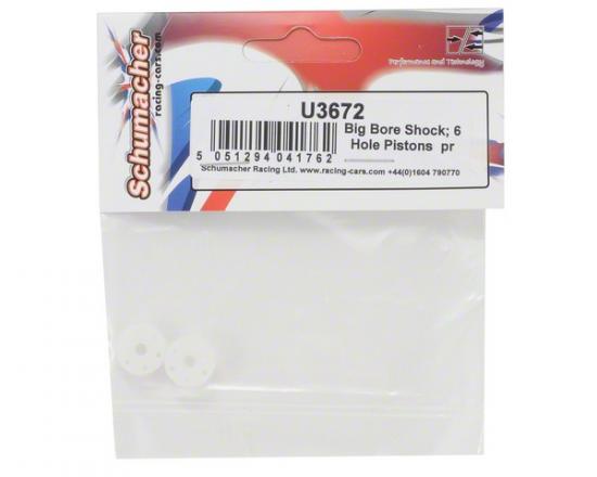 Big Bore Shock; 6 Hole Pistons (2)