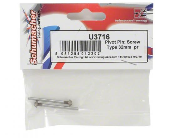 Pivot Pin; Screw Type 32mm (2)