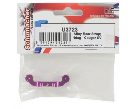 Alloy Rear Strap; 4 deg - Cougar SV