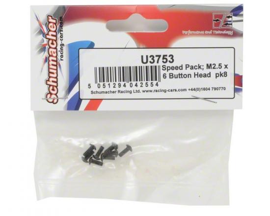 Schumacher Speed Pack - M2.5x6 Button Head (8)