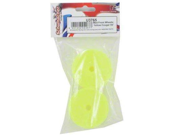 Med Front Wheels; Yellow - Cougar SV