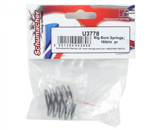 Big Bore Springs; 16lb/in (2)