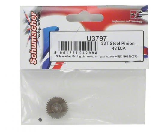 Schumacher Steel 48DP Pinion - 33T