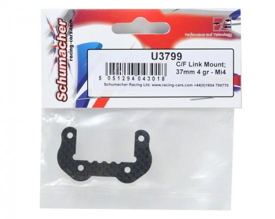 Carbon Fibre Link Mount 37mm 4 Groove - Mi4