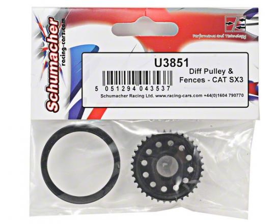 Diff Pulley & Fences - CAT SX3