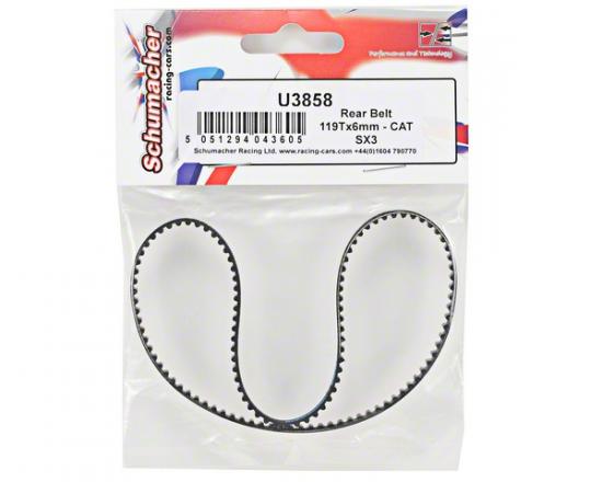 Rear Belt 119Tx6mm - CAT SX3