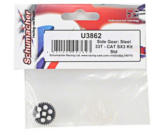 Side Gear; Steel 33T - CAT SX3 Kit Std