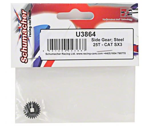 Side Gear; Steel 25T - CAT SX3