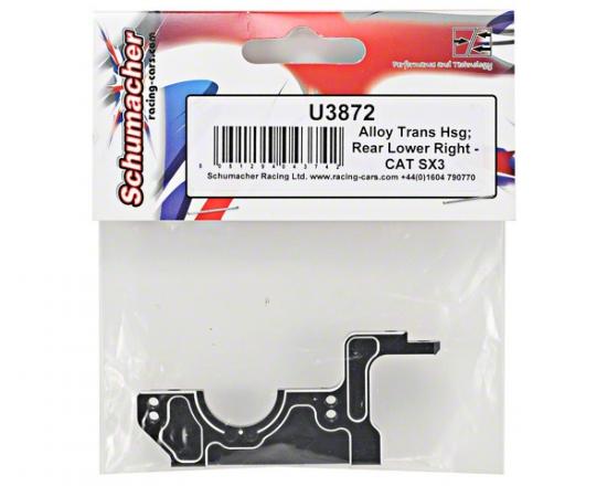 Alloy Trans Hsg; Rear Lower Right - CAT SX3
